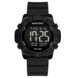 Ceas Bărbați Naviforce 7110 Negru &ndash; Design Military, Funcții Multiple, Alarmă, Rezistent la Apă 5ATM