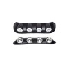 Proiectoare Auto Plafon 4x4, 4 Buc H3, 99x20cm, Cod 1500, Cablaj Inclus, Automotive TrustedCars