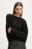 Drykorn pulover de l&acirc;nă femei, culoarea negru, 422088 88583