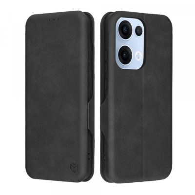 Husa pentru Oppo Reno13, Techsuit, Safe Wallet Plus, Neagra foto