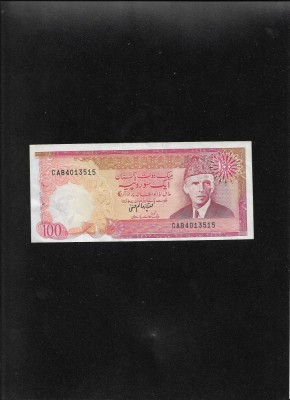 Pakistan 100 rupii 1986 seria4013515 foto