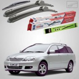 Cumpara ieftin Ștergătoare Toyota Corolla E12 Estate 2001-2008 | Set Față și Spate Flat &ndash; TeamCar&reg;