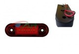 Lampa Pozitie LED Rosie 12-36V FR0170 Bullbar 84mm x 27mm Etansa Rezistenta Socuri Auto