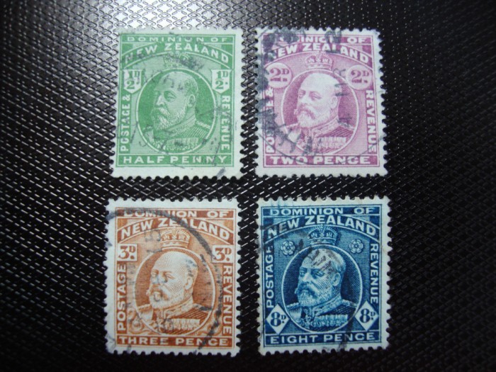 NOUA ZEELANDA 1909 EDWARD VII