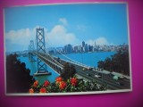 HOPCT 7679 PODUL OAKLAND BAY -SAN FRANCISCO - -SUA-AMERICA DE NORD -CIRCULATA, Printata