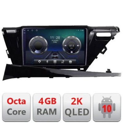 Navigatie Toyota Camry 2017-2021 V1 Android Octa Core Ecran 2K QLED GPS 4G 4+32GB 360 kit-camry-2018+EDT-E410-2K CarStore Technology foto