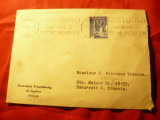 Plic circulat Oslo-Bucuresti 1950 francat cu 45ore -Oslo 900 ani-si reclamaPosta