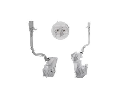 Rezervor spalator parbriz Volkswagen Transporter/Multivan (T5), 04.2003-10.2009, fara pompa spalator, pt modele cu sistem spalare faruri, cu capac, c