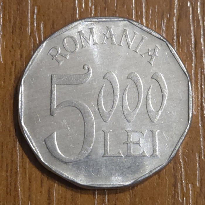 5000 lei 2002, Rom&acirc;nia