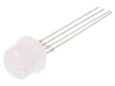 LED RGB 8mm Convex 100&deg; - Temperaturi de Funcționare: -30&deg; la 85&deg;C - Nr. Term: 4