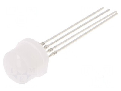 LED RGB 8mm Convex 100&amp;deg; - Temperaturi de Funcționare: -30&amp;deg; la 85&amp;deg;C - Nr. Term: 4 foto