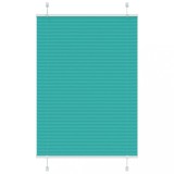 vidaXL Jaluzea plisată verde petrol 100x150 cm Lățime țesătură 99,4 cm