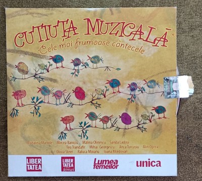 cd cu muzică pop rom&amp;acirc;nească pentru copii, Cutiuța muzicală foto