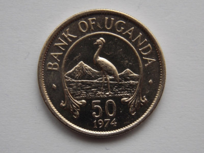 50 CENTS 1974 UGANDA-XF foto