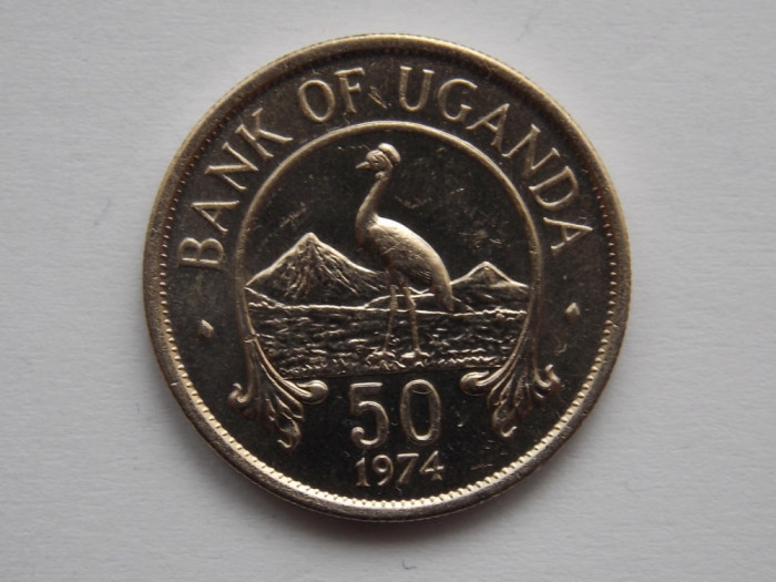 50 CENTS 1974 UGANDA-XF