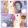 Australia 5 Dolari 2016 P-62 Polimer UNC