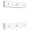 Set dulap TV, 6 piese, alb, lemn prelucrat