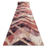 Traversa anti-alunecare DIGITAL - WEAVES Valuri bej / roz, 100 cm