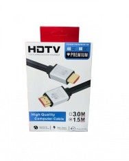 Cablu HDTV 2.0, High-Speed, 4K 8K, negru argintiu, tata-tata, aurit, 1.5m