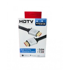 Cablu HDTV 2.0, High-Speed, 4K 8K, negru argintiu, tata-tata, aurit, 1.5m