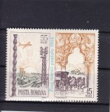 ROMANIA 1966 LP 640 ZIUA MARCII POSTALE ROMANESTI MNH, Nestampilat