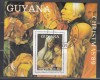 M2 JC 52 - Colita foarte veche - Guyana - Durero - Craciun 1989 - pictura, Arta, Stampilat
