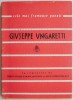 Poezii Giuseppe Ungaretti - Carte beletristica