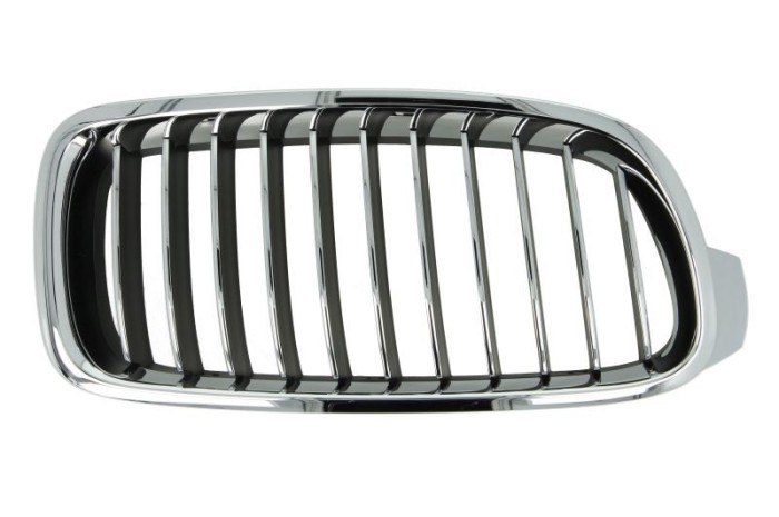 Grila radiator Bmw Seria 3 (F30/F31), 01.2012-12.2019 Model LUXURY, partea dreapta, 51137263482, 20D105-5, (fara model GT)