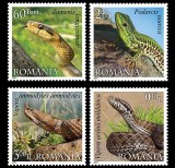 REPTILE DIN ROM&Acirc;NIA 2011-Emisiune Filatelica COMPLETA