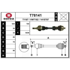 Planetara Ford Galaxy 1 (Wgr); Seat Alhambra (7v8; Vw Sharan (7m8, 1.9 TDi, 2.0 i, 2.3 16V, 2.8 1 V6, 2.8 1 V6 4x4, 1.8 T 20V, 2.0, 2.8 VR6, Fata, St