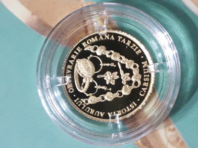 ISTORIA AURULUI - 10 LEI 2020 -OBIECTE DE OFERVARIE DESCOPERITE LA CARSIUM foto