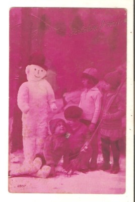 Carte Postala de sarbatori 1930 foto