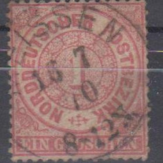 Germania - nord postbezirk, 1869, stampilat (G1)