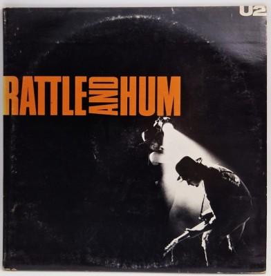 U2 - Rattle And Hum _ NM / VG+_dublu vinil 2 x LP_Island Italia 1988 blues rock foto