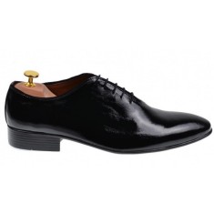 Pantofi barbati office, eleganti din piele naturala, lac sifonat, SCORPION - 024NLAC2