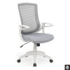 Scaun directorial HM Igor, Ergonomic, Cadru Polipropilena, Tapiterie Mesh, Inaltime ajustabila, 100 kg, 114x66x63 cm, Alb Gri