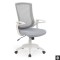 Scaun directorial HM Igor, Ergonomic, Cadru Polipropilena, Tapiterie Mesh, Inaltime ajustabila, 100 kg, 114x66x63 cm, Alb Gri