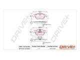 Dr!ve+ DP1010.10.0532 set placute frana,frana disc