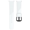 Curea silicon, compatibila Huawei Watch GT 3 42mm, telescoape Quick Release, Alb