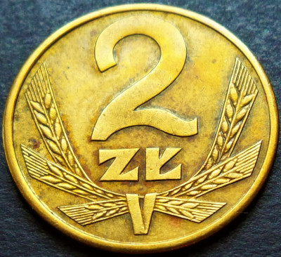 Moneda 2 ZLOTI - POLONIA, anul 1988 *cod 2684 B foto