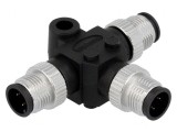 Adaptor &icirc;n T M12 tată x3 pentru DeviceNet/CANopen PIN: 4