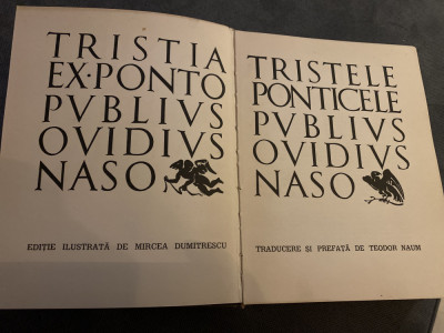Tristele Ponticele-Publius Ovidius Naso foto