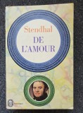 DE L'AMOUR - Stendhal
