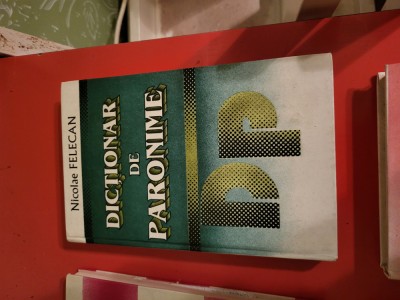 Dictionar de paronime vintage foto