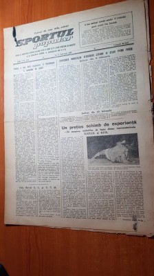 sportul popular 11 februarie 1954-turul egiptului la ciclism,cupa minerul schi foto