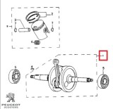Cumpara ieftin Ambielaj Original Peugeot SV Geo 125cc 2T AC (91-97) Motorevolution, Cod OEM 724697