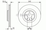 Disc frana AUDI A4 (8K2, B8) (2007 - 2015) BOSCH 0 986 479 747