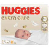 Scutece Huggies Extra Care Mega marimea 1, 2-5 kg, 84 buc