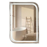 Oglindă LED ZONE 80x60 BRUSH NICKEL