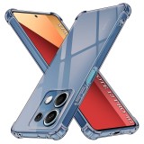 Husa Xiaomi Redmi Note 13 Pro 4G Asteroid GSM Shockproof Clear Silicone, fumuriu